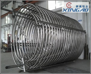 鈦盤管 制造好驗(yàn)收結(jié)束！