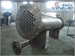 純鈦換熱器！制造好驗收結(jié)束！