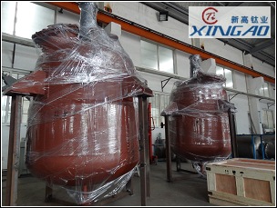 復(fù)合鈦反應(yīng)鍋，制造好驗(yàn)收結(jié)束！